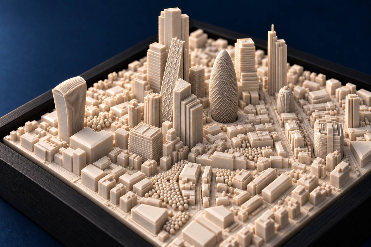 FrameCity London – detailreiches 3D-Stadtmodell im Rahmen