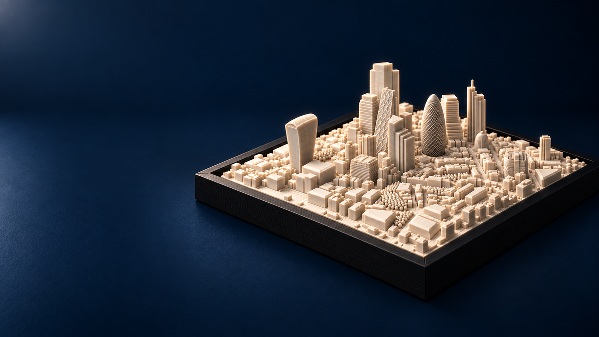 FrameCity London – detailreiches 3D-Stadtmodell im Rahmen