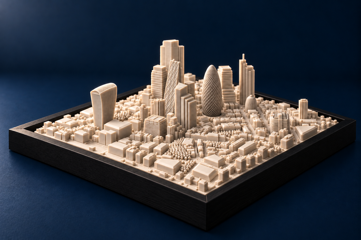 FrameCity London – detailreiches 3D-Stadtmodell im Rahmen