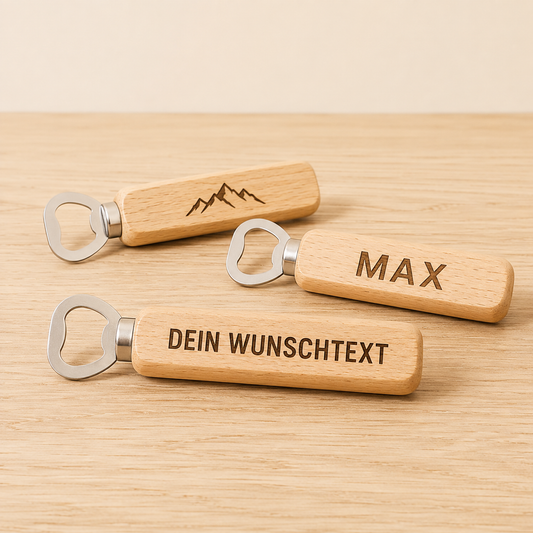 Flaschenöffner mit Wunschgravur