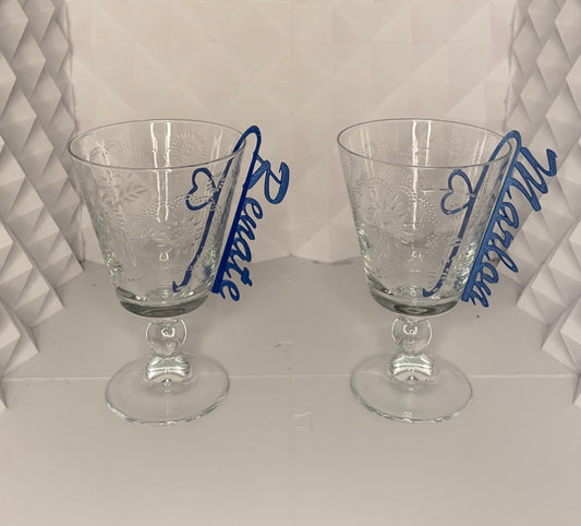 Namensschilder für Hochzeit & Feier